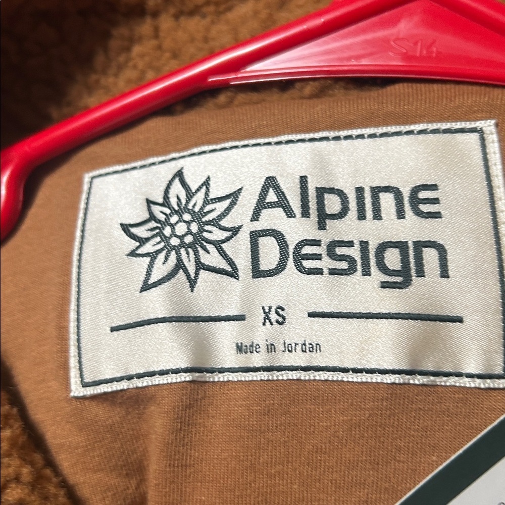 Alpine Design Brown Sherpa Pullover - Picture 6 of 7